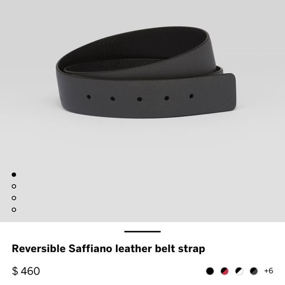 NEW Prada Triangle Belt & Buckle - Mango Green - Picture 6 of 7